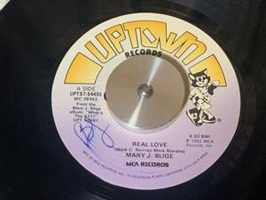 MARY J. BLIGE ♪REAL LOVE 7インチ 45 オリジナル