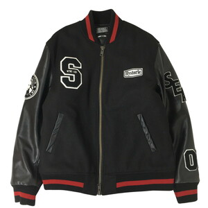 ヒステリックグラマー WIND AND SEA HYSTERIC GLAMOUR Varsity Jacket バーシティジャケット スタジャン L