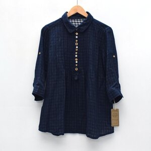 【新品未使用】Lorenzo Righi ロレンゾライ チュニック コットン SIZE:L [S105683]