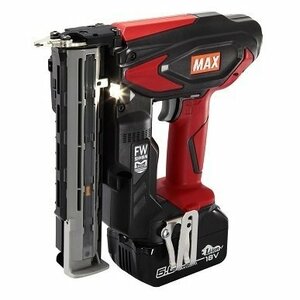 1年保証付 MAX マックス 18V 充電式フィニッシュネイラ TJ-35FN3FW-BC/1850A (電池パックJP-L91850A・充電器JC-925A・ケース付) 型枠用