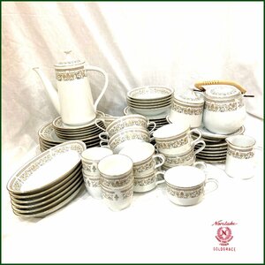 中古●noritake/ノリタケ●ゴールドグレース 食器まとめて カップ/平皿/ポット等 一部スレ、欠け有