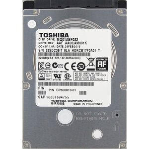 TOSHIBA MQ01ABF032 2.5インチ 7mm SATA600 320GB 2511回 23367時間