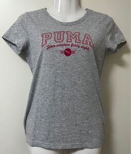 PUMA 半袖Tシャツ　グレー　レディースM プーマ