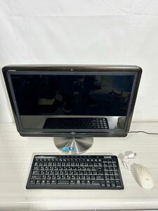 Y357/富士通一体型パソコンESPRIMO/FH550/3BD(FMVF553BDB)/Core i3 Win7 20型/KG-0926/キーボードマウス付き/ジャンク品