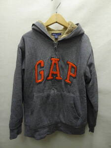 全国送料無料 ギャップ キッズ GAP KIDS 子供服キッズ男＆女の子 総裏ボア付き極暖ジップアップパーカー 150