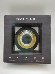 1円～BVLGARI ブルガリ　ブラック　オードトワレ　香水　BLACK 75ml フレグランス　J1026