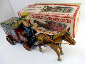 Cragstan イチダ 1950年代製　駅馬車　完動美品　長さ約37cm