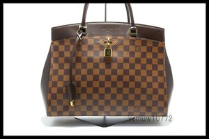 希少美中古■LOUIS VUITTON ダミエ リヴォリMM レザー トートバッグ ルイヴィトン■1114oo400840