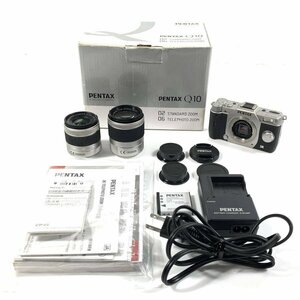 PENTAX ペンタックス Q10 ミラーレス一眼 [ 元箱/取扱説明書/他 ]付き●動作品