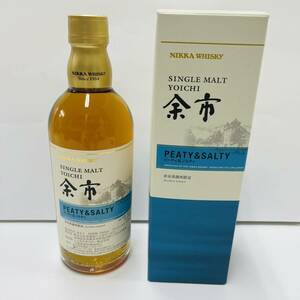 ●○17105/【未開栓】余市 ピーティ&ソルティ ニッカウイスキー 500ml 55% 洋酒 箱付き○●