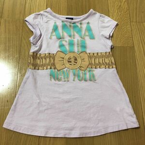 アナスイミニ　半袖Tシャツ 110センチ　トップス　キッズ　ジュニア　女の子　半袖カットソー　ANNASUI MINI