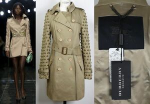 11SS BURBERRY PRORSUM バーバリープローサム スタッズ トレンチコート 40 イタリア製 b7604