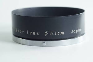 plnyeA003[おおむねキレイ]1点ネジ欠品 希少品 PETRI Orikkor 5.1cm 51mm メタルフード 栗林写真工業