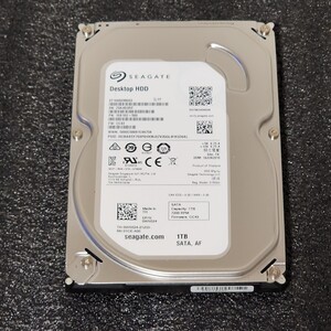 【送料無料】SEAGATE DESKTOP ST1000DM003-1SB102 1TB 3.5インチ内蔵HDD 2016年製 フォーマット済み 正常品 PCパーツ 動作確認済