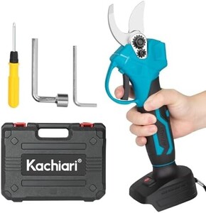 【送料無料】Kachiari 充電式剪定ばさみ 電動ハサミ 剪定 ブラシレスモーター採用 開き口25mm 角度調整可能 電動剪定ばさみ