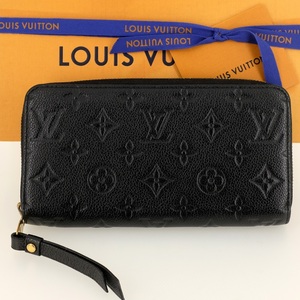 LOUIS VUITTON ルイヴィトン ジッピー・ウォレット 長財布（小銭入れあり） モノグラム・アンプラント ノワール 黒 M61864