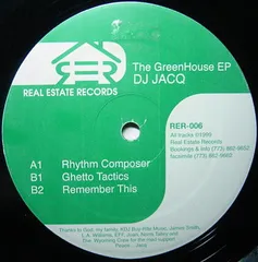 米12" DJ Jacq The Greenhouse RER006 Real Estate Records /00250