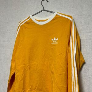 ★激レアカラー★ adidas ロンT 長袖Tシャツ　イエロー　黄色　Mサイズ