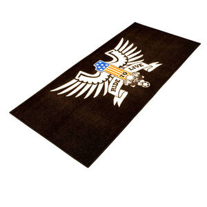 Harley Davidson Motorcycle Motocross MX American Eagle Custom Garage Mat/190cm×80cm/ガレージマット/フロアマット/全国一律送料無料