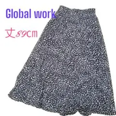 グローバルワーク★Global work　プリーツスカート　ロングスカート