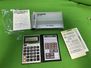 カシオ　株式電卓　KB-100　中古美品　CASIO　レトロ電卓　株式管理＠3