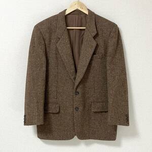 80s COMME des GARCONS HOMME ツイード ウール テーラードジャケット ブラウン コムデギャルソンオム ブレザー VINTAGE archive 4040342