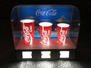 ☆ CocaCola コカコーラ 販売促進 COLA コーラ ランプ ドリンク サイズ メニュー ライト アメリカン ダイナー DINER ネオン キッチンカー