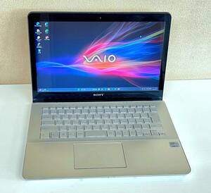 美品　VAIO 14インチ Core i3　メモリ8GB　新品SSD256GB　Blu-ray　Bluetooth　Office2019