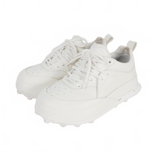 ジルサンダー JIL SANDER SPORTY CALF PORCELAIN レザー スニーカー 38 白 ホワイト J16WS0022 レディース