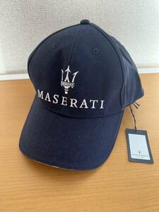 ■新品未使用　MASERATI　マセラティ　紺　ゴルフ　キャップ　帽子　サンバイザー　バイザー　定価7000円