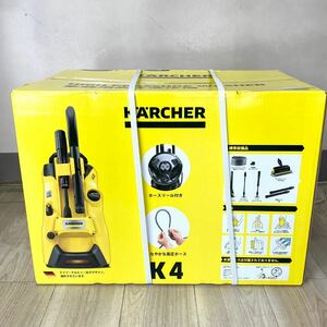 新品未開封 ケルヒャー KARCHER 家庭用高圧洗浄機 1.603-440.0 K4 プレミアム サイレント (東日本・50Hz専用) + 3M水道ホースセット58651