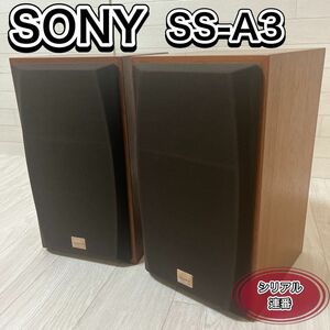 SONY ソニー SS-A3 2way スピーカー ペア シリアル連番 希少