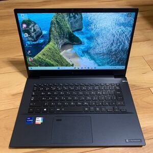 美品 dynabook 第11世代 i7-1165G7 20Gメモリ/512G SSD/FHD 14インチ Wi-Fi6 type-c Microsoft office 2019 Home & Business P1M7SPBL 指紋