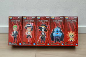 ★《新品未使用》ONE PIECE FILM RED ワールドコレクタブルフィギュアvol.2 5種セット　プライズ景品未開封グッズ人形ワンピースまとめ