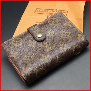 正規品 ヴィトン Louis Vuitton 財布 Bifold wallet モノグラム Monogram ヴィエノワ Viennois がま口 Kiss lock スペイン製 Made in Spain