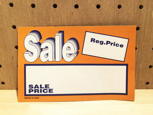 SALE Reg PRICE セール プライス ポップ 5枚セット (アメリカ雑貨 紙物)