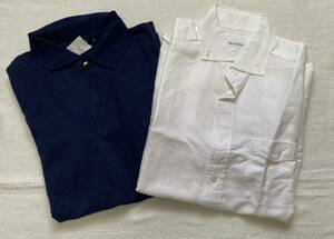 ★DELICIOUSデリシャスstudiooribe★PUJOL COTTON LINEN SHIRTS/プジョルコットンリネンボタンダウン半袖シャツコットンポケ付きポロシャツ