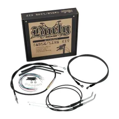 BURLY apehanger cable line kit 14 black | 587725