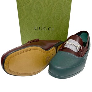 GUCCI 23AW 3WAYラバーカバー付ホースビットローファー レザーシューズセット靴 8069000114188