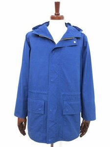 【MARGARET HOWELL マーガレットハウエル 】Ventile 579-110500 コットン100％ フーデッドコート (メンズ) sizeS ブルー系 □17MW3346□