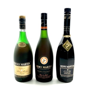 3本 レミーマルタン REMY MARTIN VSOP 旧旧旧 RESERVE EXCLUSIVE クラブスペシャル コニャック 700ml ブランデー セット 【古酒】