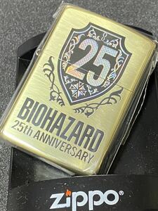 zippo BIOHAZARD 25th ANNIVERSARY GOLD ゴールド 希少モデル 2020年製 ☆ バイオハザード 25周年記念