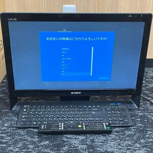 TA★1円〜 中古品 現状品SONY VAIO PCG-11413N通電のみ確認キーボード リモコン付