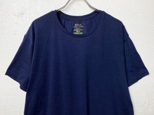 ポロ ラルフローレン クルーネック 半袖 Tシャツ (XL) 紺 ネイビー POLO