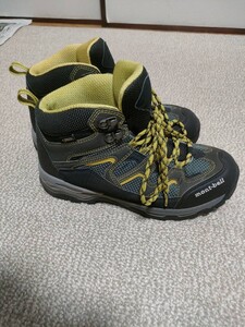 【中古】男性用 mont-bell モンベル GORE-TEX ゴアテックス トレッキングシューズ ワオナブーツ 411513360 size 26.0cm 