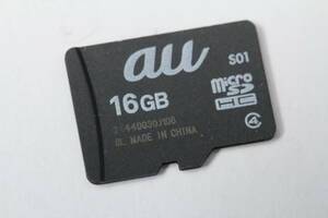 16GB microSDHC カード au