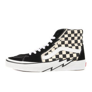 VANS バンズ サイズ:26.5cm SK8-HI BOLT CHECKERBOARD スケート ハイ ブラック ホワイト 黒白 US8.5 ハイカット スニーカー シューズ