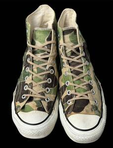 80s ヴィンテージ コンバース オールスター USA製 US9.5 vintage converse allstar made in usa 83カモ 83camo 28㎝ カモフラ camouflage