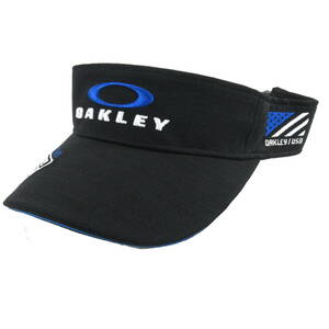 新品◆OAKLEY◆吸汗速乾 抗菌防臭 BG EMB VISOR フリーサイズ ブラック◆オークリー ゴルフ サンバイザー ロゴ刺繍◆J1922b