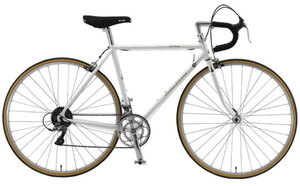 送料込み RALEIGH ラレー CLR カールトンクラブレース CLUB RACE クラシッククロモリロード 450mm 153-167cm パールホワイト